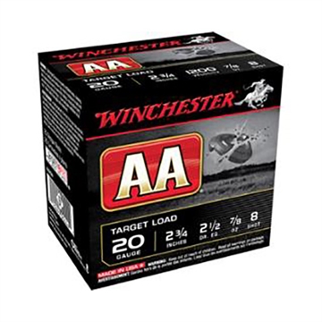 Picture of Winchester Winchester AA Target Load 20 ga. 2.75 in. 7/8 oz. 9 Shot 25 rd. AA209