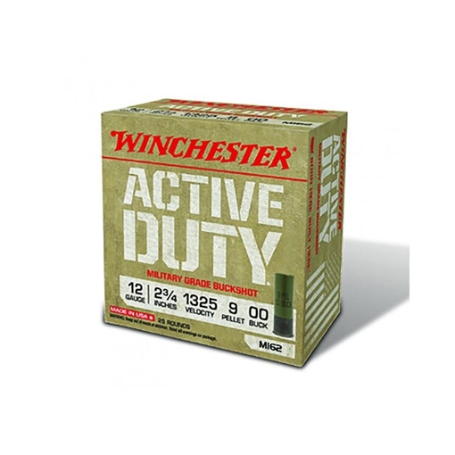 Picture of Winchester Active Duty Shotshells 12 ga 2-3/4" 1325 fps #00 25/ct WIN1200MG