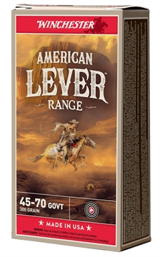 Picture of WINCHESTER AMMO AMERICAN LEVER 45-70 GOVT 300GR LEAD 20/10 W4570AL