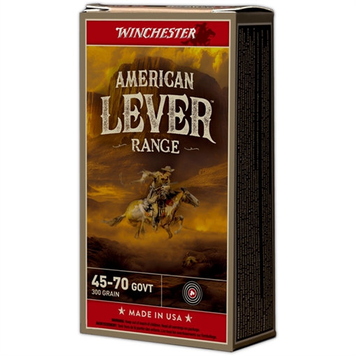 Picture of Winchester Winchester American Lever Range Ammo 45-70 GOVT 300 gr. 20 rd. W4570AL