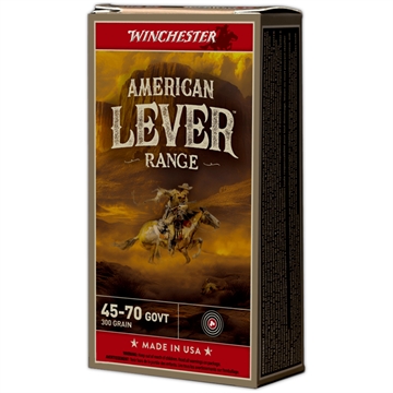 Picture of Winchester Winchester American Lever Range Ammo 45-70 GOVT 300 gr. 20 rd. W4570AL