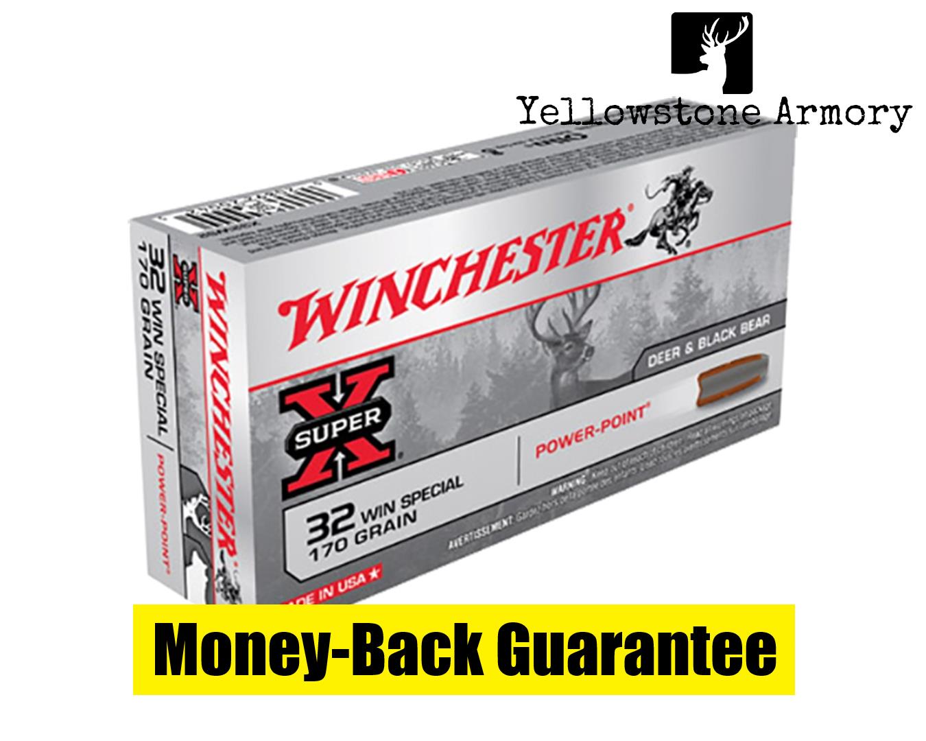 WINCHESTER AMMO SUPER-X 32WIN 170GR POWER POINT 20/10 X32WS2 - Rifle ...