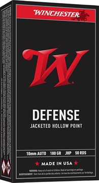 Picture of Winchester Winchester USA Personal Protection Pistol Ammo 10mm. 147 gr. JHP 50 rd. USA10JHP