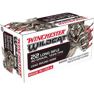 Picture of Winchester Ammo USA Wildcat 22LR 40gr Lead Round Nose 5000rds *Sold by the case USA22LR