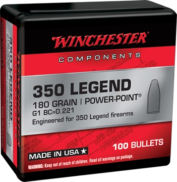 Picture of Winchester Ammo Centerfire Rifle 350Legend 180gr Power Point 100 Per Box/10 Case WB350P180X
