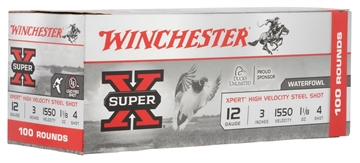 Picture of Winchester Ammo Super X Xpert High Velocity 12Gauge 3" 1 1/8oz 4Shot 100 Per Box/2 Case *Value Pack WEX1234VP
