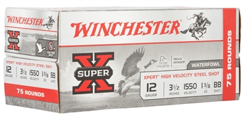 Picture of WINCHESTER 12 GA 3-1/2" BB XPERT HV STEEL WTFWL 1-3/8 OZ 75 RD/BX 2 BX/CS WEX12LBBVP