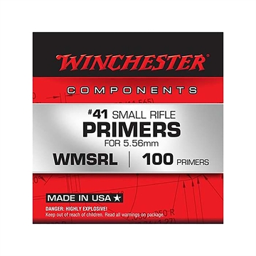 Picture of Winchester Ammo Primers #41 Small Rifle 5.56x45mmNATO/1000Rds WMSRL