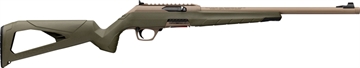 Picture of Winchester Repeating Arms Wildcat SR 22 LR 10+1 16.50" Flat Dark Earth Threaded Barrel, Flat Dark Earth Picatinny Rail Polymer Receiver, Adj Cheek Piece & LOP OD Green Synthetic Stock 521159102