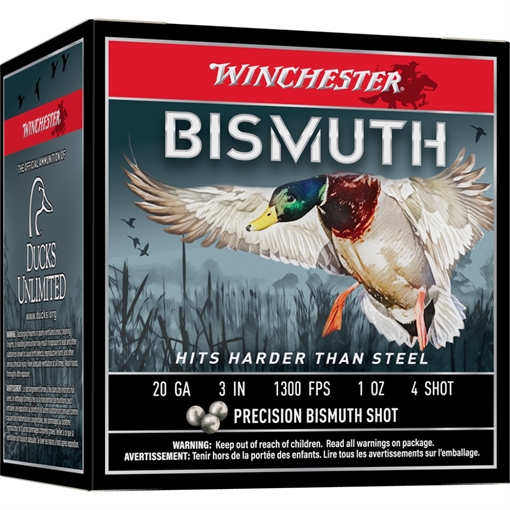 Picture of Winchester Winchester Bismuth Shotgun Load 20 ga. 3 in. 1 1/8 oz. 4 Shot 25 rd. SWB2034