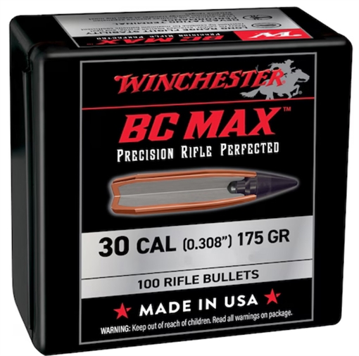 Picture of WINCHESTER BULLET SUPREME BC 30CAL 175GR 100/10 WB30BC175 020892643390