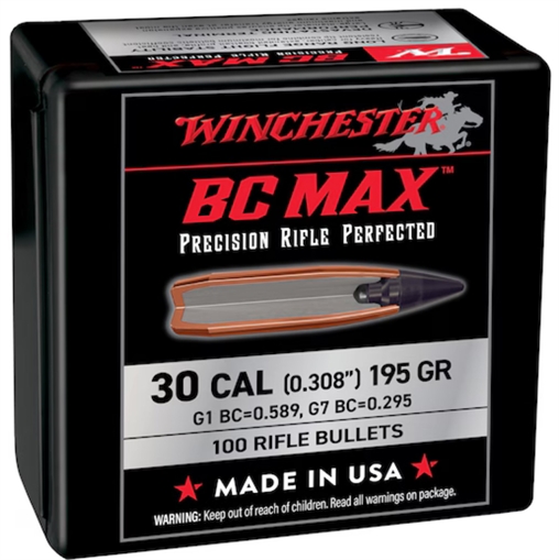 Picture of WINCHESTER BULLET SUPREME BC 30CAL 195GR 100/10 WB30BC195 020892643413