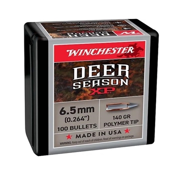 Picture of Winchester Dear Season XP Rifle Bulelts 6.5 mm 140 gr 100/ct WB65XP2 020892643253