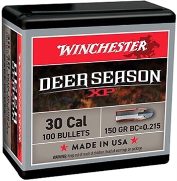 Picture of Winchester Deer Season Bullet 30 Cal 150 gr. XP 100 bx. WB30XP