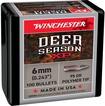 Picture of Winchester Deer Season Bullet 6mm 95 gr. XP 100 bx. WB6XP
