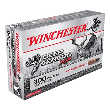 Picture of Winchester Ammunition Deer Season, 300 Win, 150 Grain, Extreme Point Polymer Tip, 20 Round Box X300DS
