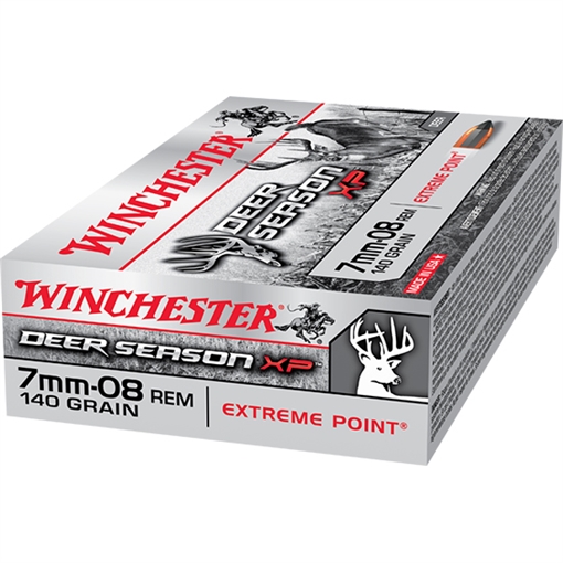 Picture of Winchester Winchester Deer Season XP Rifle Ammo 7mm-08 Rem. 140 gr. Extreme Point Polymer Tip 20rd X708DS