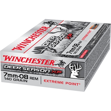 Picture of Winchester Winchester Deer Season XP Rifle Ammo 7mm-08 Rem. 140 gr. Extreme Point Polymer Tip 20rd X708DS