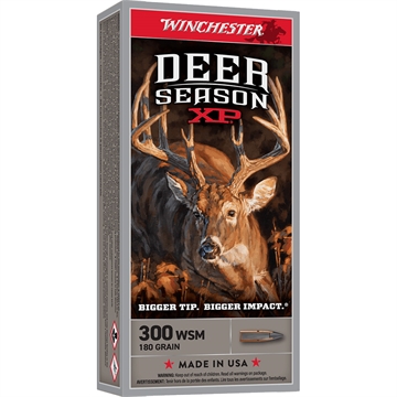 Picture of Winchester Winchester Deer Season XP Rifle Ammo 300 WSM 180 gr. 20 rd. X300SDS2