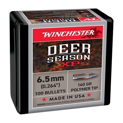 Picture of Winchester Deer Season XP Rifle Bullets 6.5mm  125 gr 100/ct WB65XP 020892643239
