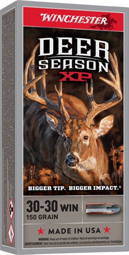 Picture of Winchester Ammunition DEER SEASON XP, 30-30 Winchester, 150 Grain, Ballistic Tip, 20 Round Box X3030DS