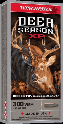 Picture of WINCHESTER 300 WSM 180 DEER XP WINCHESTER 20 RD/BX 10 BX/CS X300SDS2