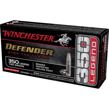 Picture of Winchester Ammo Defender 350Legend 160gr Bonded Protected Hollow Point 20 Per Box/10 Case S350PDB