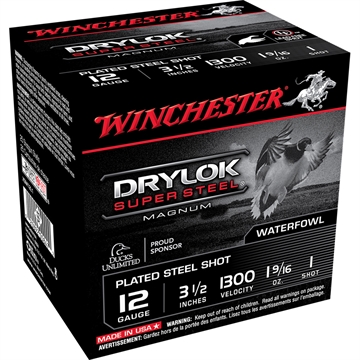Picture of Winchester Winchester Drylok Magnum Plated Load 12 ga. 3.5 in. 1 9/16 oz. 1 Shot 25 rd. XSM12L1