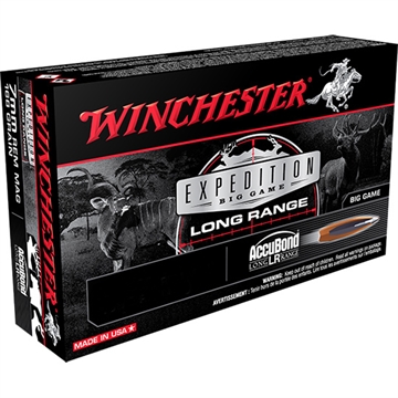 Picture of Winchester Ammo Expedition Big Game Long Range 30-06Springfield 190gr Nosler AccuBond Long Range 20 Per Box/10 Case S3006LR
