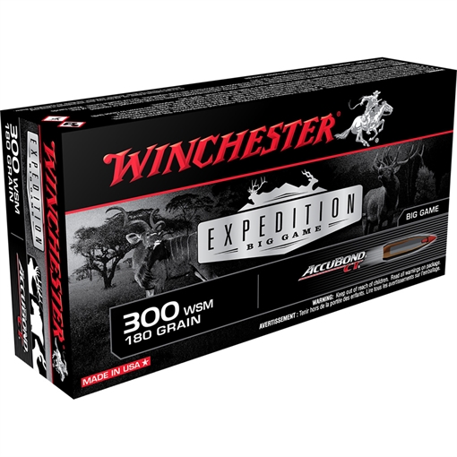 Picture of Winchester Expedition Big Game Rifle Ammo 300 Win. Mag. 180 gr. Accubond CT 20 rd. S300WMCT