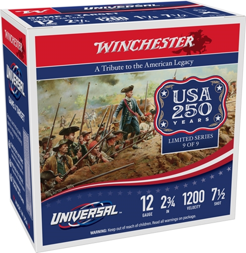 Picture of WINCHESTER LIGHT TARGET 12GA 2.75" 1-1/8 #7.5 200RD CASE U127AV