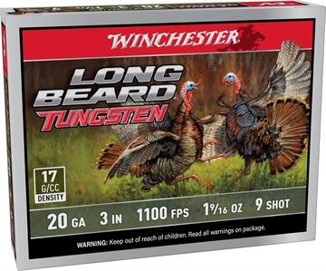 Picture of WINCHESTER LONG BEARD TS17 20GA 3 1-9/16OZ #9 5/10 LBST2039 020892029897