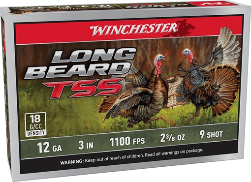 Picture of Winchester Ammo Long Beard TSS 12Gauge 3" 2 3/8oz Tungsten 9Shot 5 Per Box/10 Case LBTSS1239