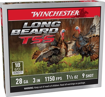 Picture of Winchester Ammo Long Beard TSS 28Gauge 3" 1 5/8oz Tungsten 9Shot 5 Per Box/10 Case LBTSS2839