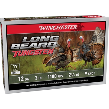 Picture of Winchester Long Beard Tungsten Load 12 ga. 3 in. #9 TS17 2 1/4 oz. 5 rd. LBT1239