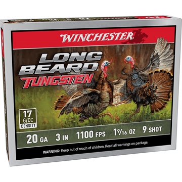 Picture of Winchester Long Beard Tungsten Load 20 ga. 3 in. #9 TS17 1 9/16 oz. 5 rd. LBT2039