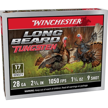 Picture of Winchester Winchester Long Beard Tungsten Load 28 ga. 2 3/4 in. #9 TS17 1 1/4 oz. 5 rd. LBT289