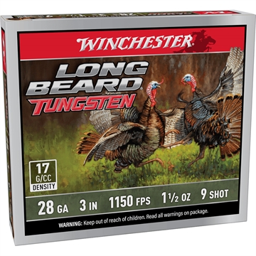 Picture of Winchester Winchester Long Beard Tungsten Load 28 ga. 3 in. #9 TS17 1 1/2 oz. 5 rd. LBT2839