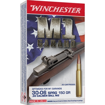 Picture of Winchester Ammo Active Duty M2 30-06Springfield 150gr Full Metal Jacket 20 Per Box/10 Case WIN3006M2
