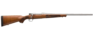 Picture of WINCHESTER REPEATING ARMS M70 FEATHERWEIGHT 6.5 CM 22IN BARREL 4RD STAINLESS AAAA DARK MAPLE 535236289 535236289