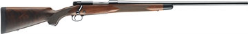 Picture of Winchester Repeating Arms Model 70 Super Grade 338 Win Mag Caliber with 3+1 Capacity, 26" Barrel, High Polished Blued Metal Finish & Satin Fancy Walnut Stock Right Hand (Full Size) 535203236