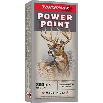 Picture of Winchester Winchester Power Point Rifle Ammo 300 Blackout 150 gr. Power Point 20 rd. X300BLK