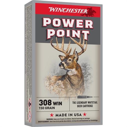 Picture of Winchester Winchester Power-Point Rifle Ammo 308 Win. 150 gr. 20 rd. X3085
