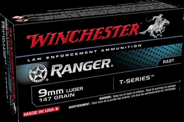 Picture of WINCHESTER RANGER 9MM 147GR SXT 50RD/500RD CS RA9T