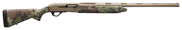 Picture of Winchester Repeating Arms SX4 Hybrid Hunter 12 Gauge 26" 4+1 3" Flat Dark Earth Cerakote Rec/Barrel Woodland Camo Stock Right Hand (Full Size) Includes 3 Invector-Plus Chokes 511290391