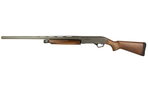 Picture of Winchester Repeating Arms SXP Hybrid Hunter, Pump Action Shotgun, 12 Gauge, 3" Chamber, 28" Barrel, Perma-Cote Finish, Gray, Wood Furniture with Satin Finish, 4 Rounds 512440392