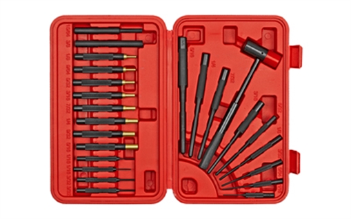 Picture of DAC Winchester Punch Set, Brass and Steel. 24 Pieces, Includes Roll Pin Punches WINPUNCH24