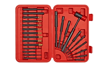 Picture of DAC Winchester Punch Set, Brass and Steel. 24 Pieces, Includes Roll Pin Punches WINPUNCH24