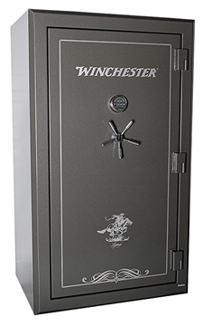 Picture of Winchester Safes Legacy 53 Electronic Entry Black Powder Coat 10 Gauge Steel Holds Up to 51 Long Guns Fireproof- Yes SECWINL53-BKE