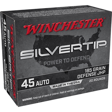 Picture of Winchester Ammo Silvertip 45ACP 185gr Silvertip Jacket Hollow Point 20 Per Box/10 Case W45AST